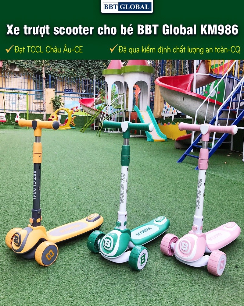 Chi tiết xe trượt Scooter BBT Global KM001A