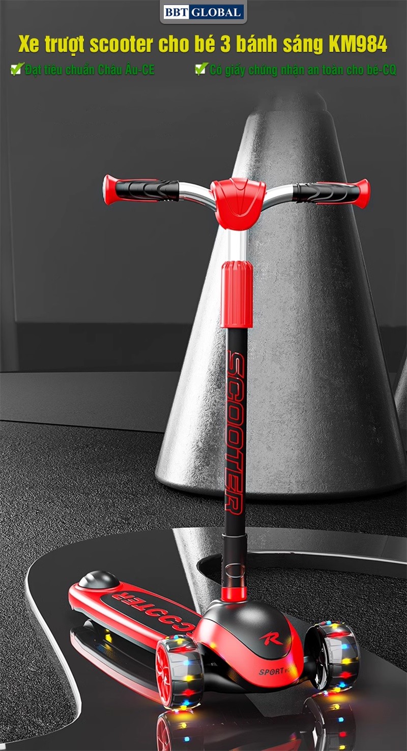 Xe trượt Scooter BBT Global KM984 gấp gọn