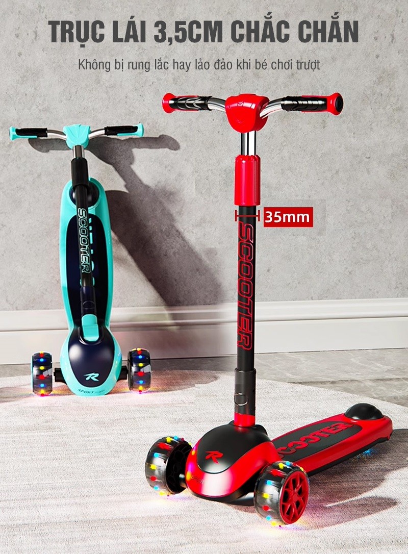 Xe trượt Scooter BBT Global KM984 vòng bi ABEC-7
