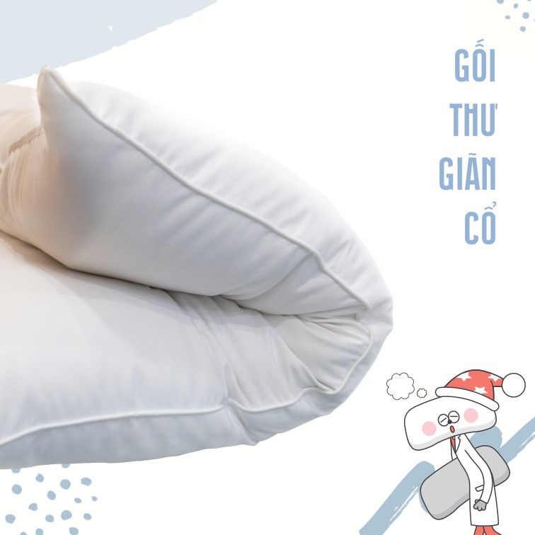 Mô tả Ruột gối thư giãn cổ Everon Micrelax 45*65 (Độ cao 10cm. Độ mềm trung bình) - 2
