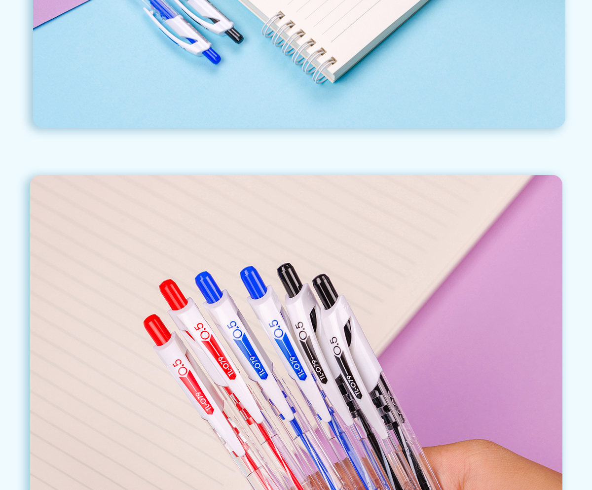 Mô tả Combo 5/10/20 Bút bi Thiên Long Trendee TL-079 ngòi 0.5mm cao cấp, nét viết thanh mảnh, thiết kế trẻ trung, chữ viết đẹp - 7