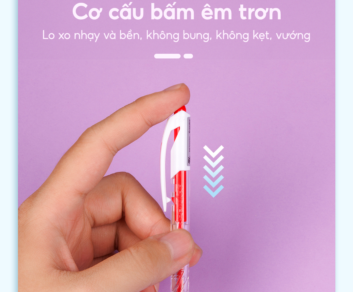 Mô tả Combo 5/10/20 Bút bi Thiên Long Trendee TL-079 ngòi 0.5mm cao cấp, nét viết thanh mảnh, thiết kế trẻ trung, chữ viết đẹp - 10