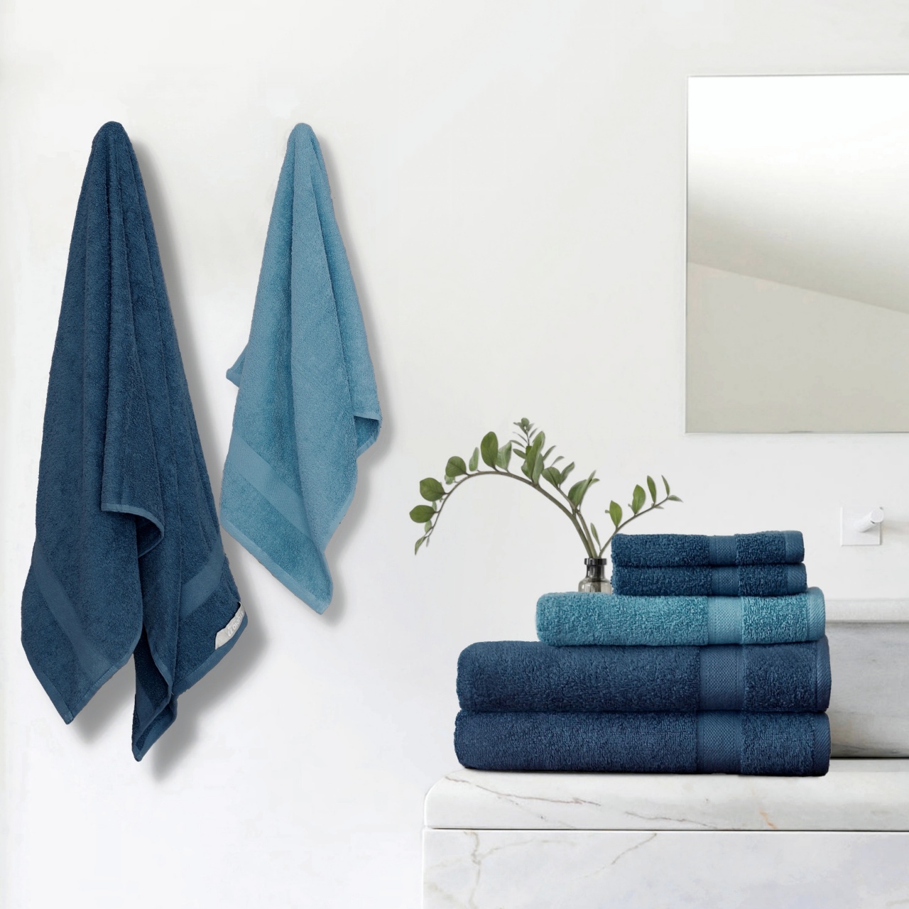 Mô tả Khăn mặt khăn tắm Sa Maison Essential Bath Towel chất liệu 100% cotton cao cấp - 1