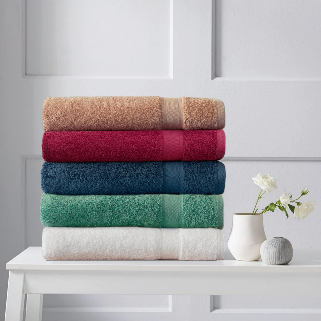 Mô tả Khăn mặt khăn tắm Sa Maison Essential Bath Towel chất liệu 100% cotton cao cấp - 3