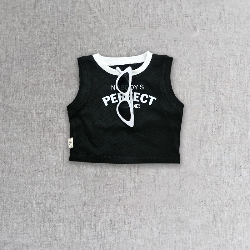 Mô tả Áo Croptop Sát Nách Lé Cổ BabyBoo Hình In NOBODY Cho Bé Gái Cực Sành Điệu - PIBO-CRSN02 - 2