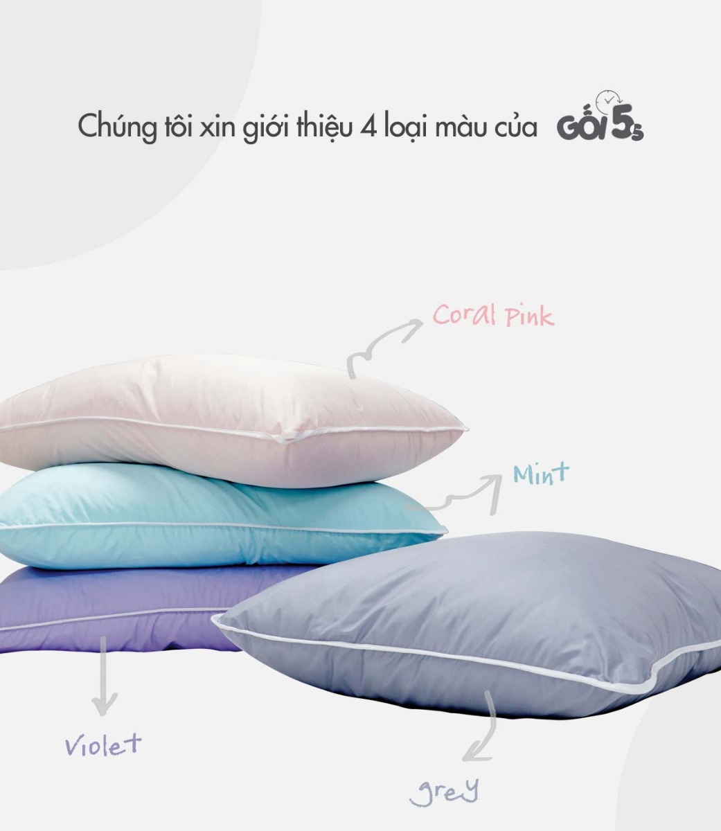 Mô tả Ruột gối cao cấp 5s Everon 45x65 cm( độ cao 16cm, Rất mềm) - 6