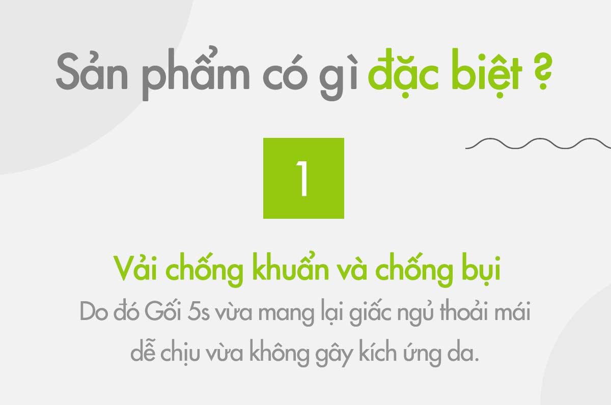 Mô tả Ruột gối cao cấp 5s Everon 45x65 cm( độ cao 16cm, Rất mềm) - 8