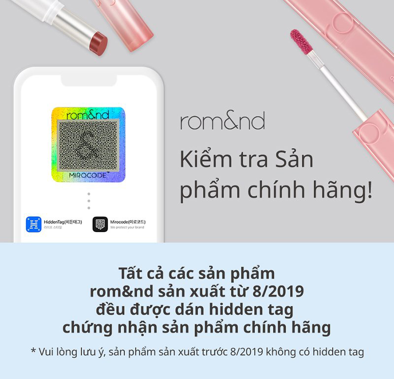 Mô tả [Be OVEEER Shade] Son Kem Siêu Lì, Lên Màu Chuẩn, Mịn Môi Hàn Quốc Romand Blur Fudge Tint 5g - 1