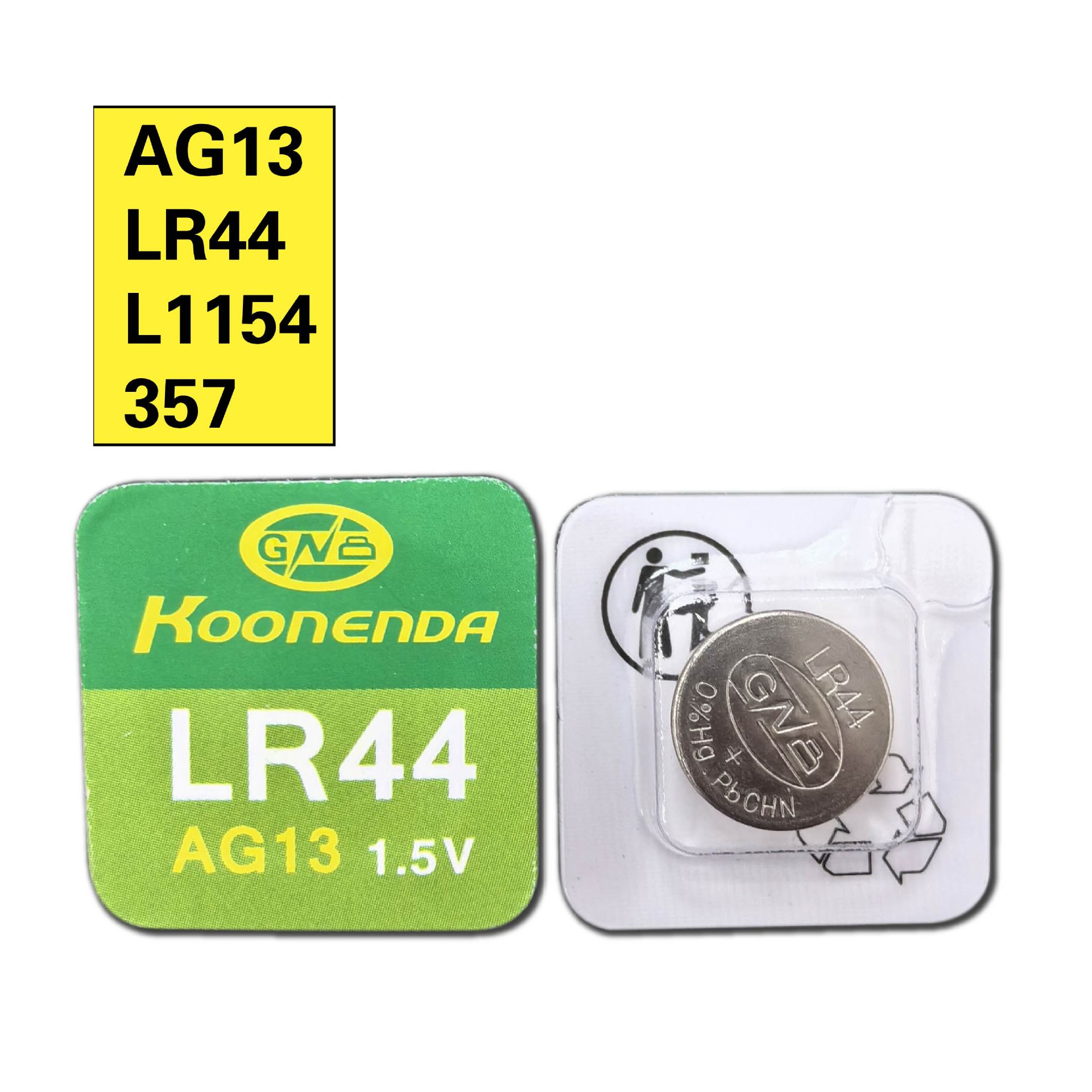Pin đồng hồ LR44 / AG13 / A76 / G13A / A765 (Viên lẻ - Giá 1 viên ...