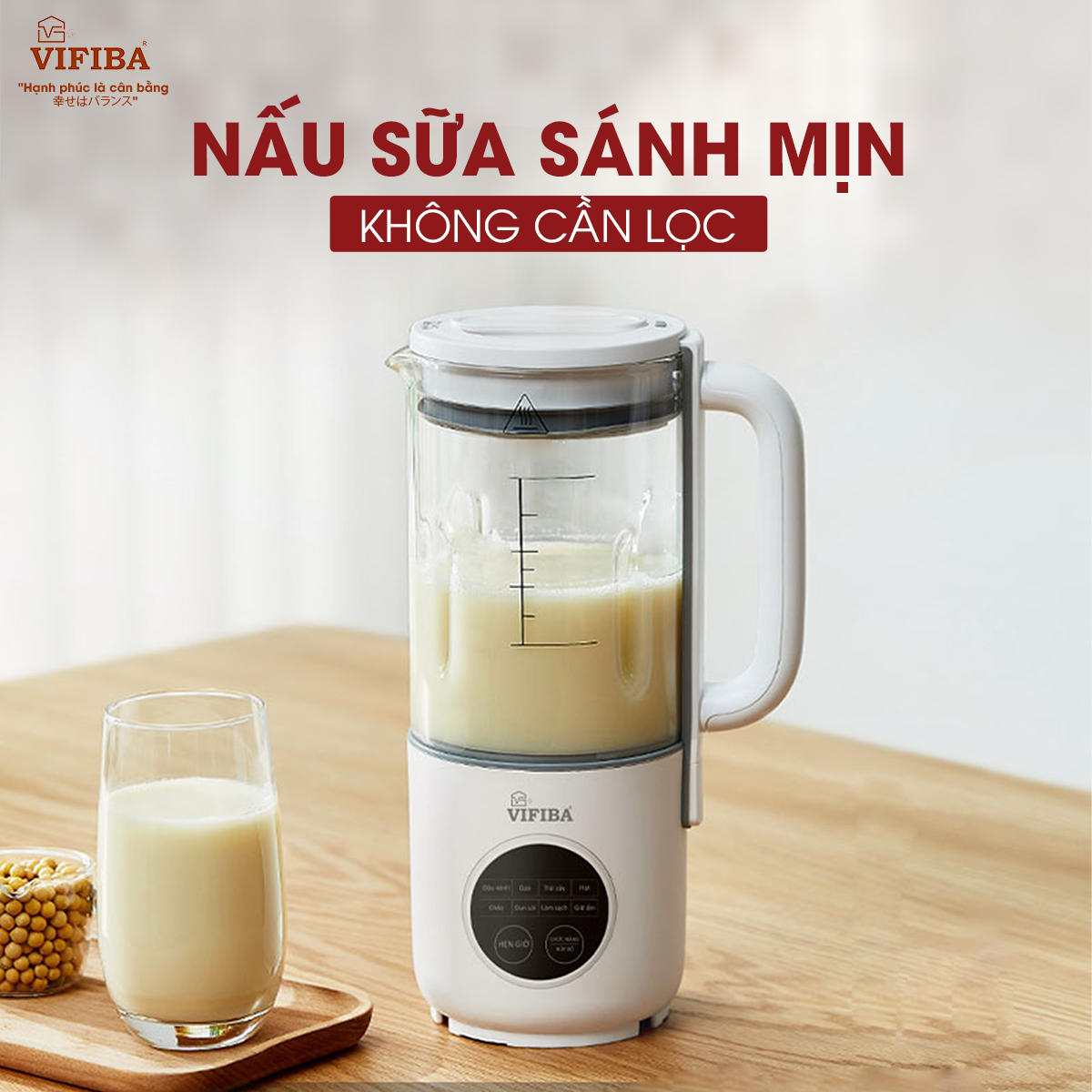 Máy Xay Nấu Sữa Hạt VIFIBA VE14