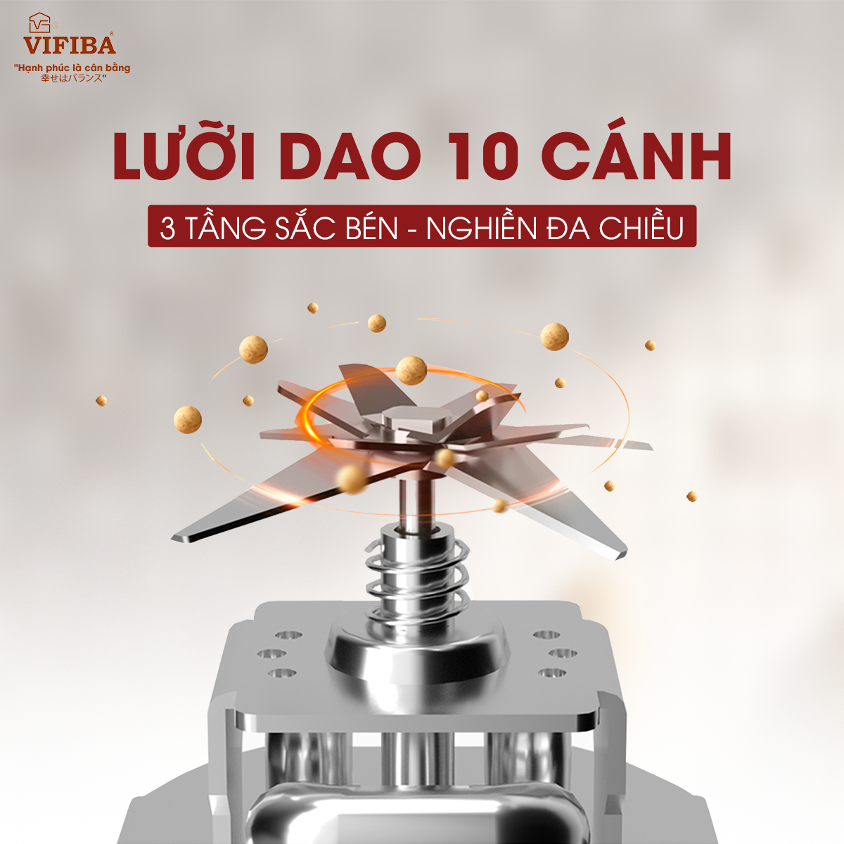 Các chức năng máy làm sữa hạt VIFIBA