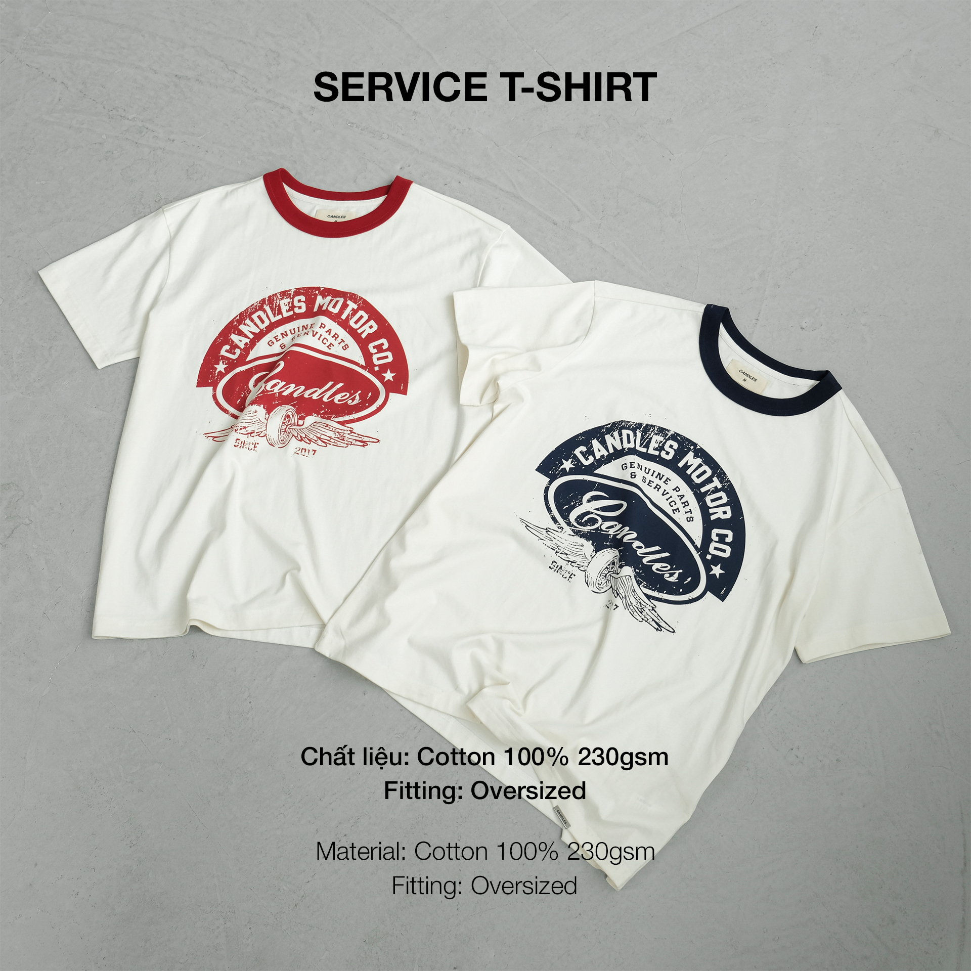 Mô tả Áo thun Candles Service Oversize Tee Unisex - 1