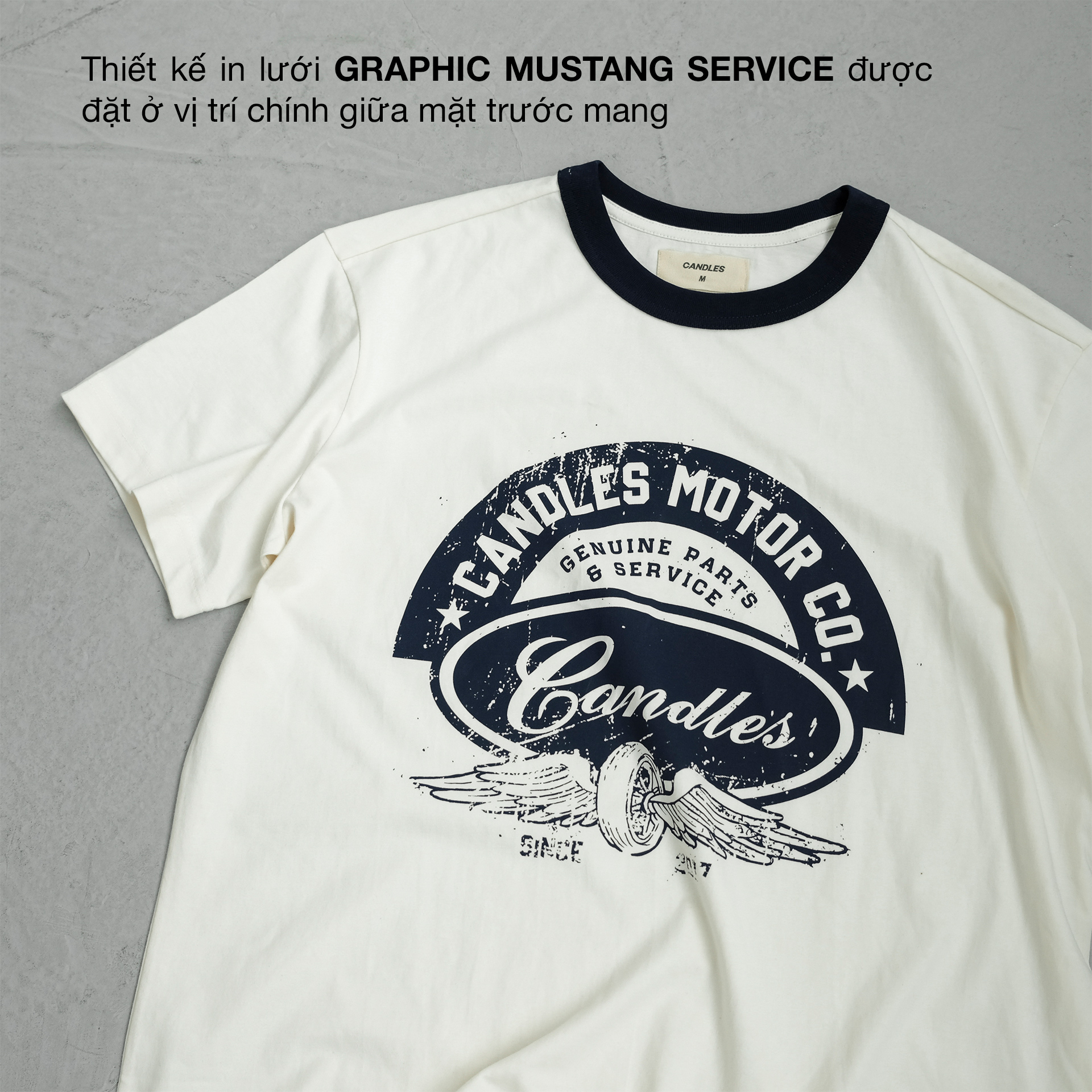 Mô tả Áo thun Candles Service Oversize Tee Unisex - 3
