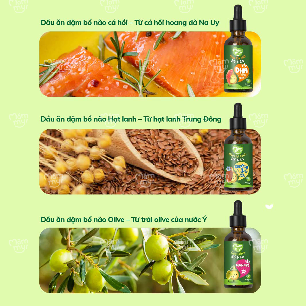 Mô tả Combo Khởi đầu gồm hộp 7 cháo gạo mix Mămmy, 3 dầu 30ml giàu dinh dưỡng cho bé từ 6 - 8 tháng - 9