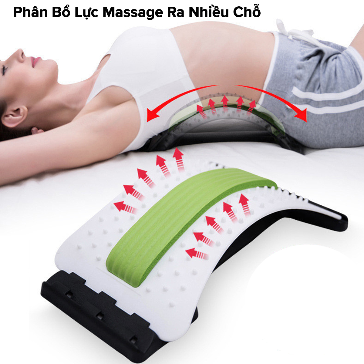 Mô tả Khung Tựa Lưng, Hỗ Trợ Đĩa Đệm, Khung Mát Xa Cổ Vai Gáy, Dụng Cụ Hỗ Trợ Massage Lưng Cỡ Lớn Chính Hãng Amalife - 4