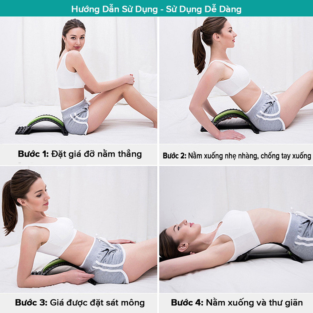 Mô tả Khung Tựa Lưng, Hỗ Trợ Đĩa Đệm, Khung Mát Xa Cổ Vai Gáy, Dụng Cụ Hỗ Trợ Massage Lưng Cỡ Lớn Chính Hãng Amalife - 5