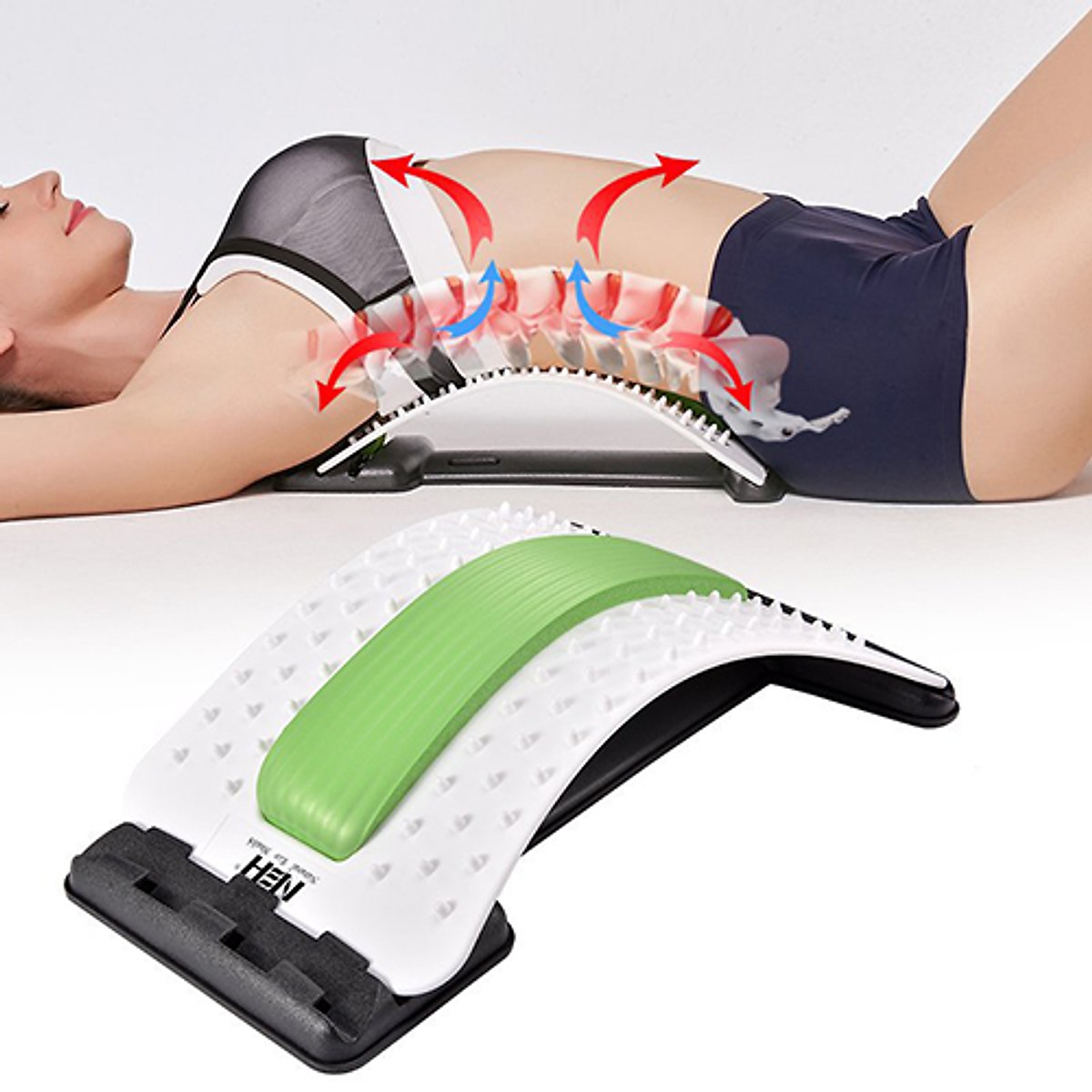 Mô tả Combo 2 Khung Tựa Lưng Gai Nhỏ Mát Xa Hãng Amalife Khung Ngả Lưng Nhựa Massage Đĩa Đệm, Cổ Vai Gáy, Đệm Lưng Ghế Ô Tô - 4