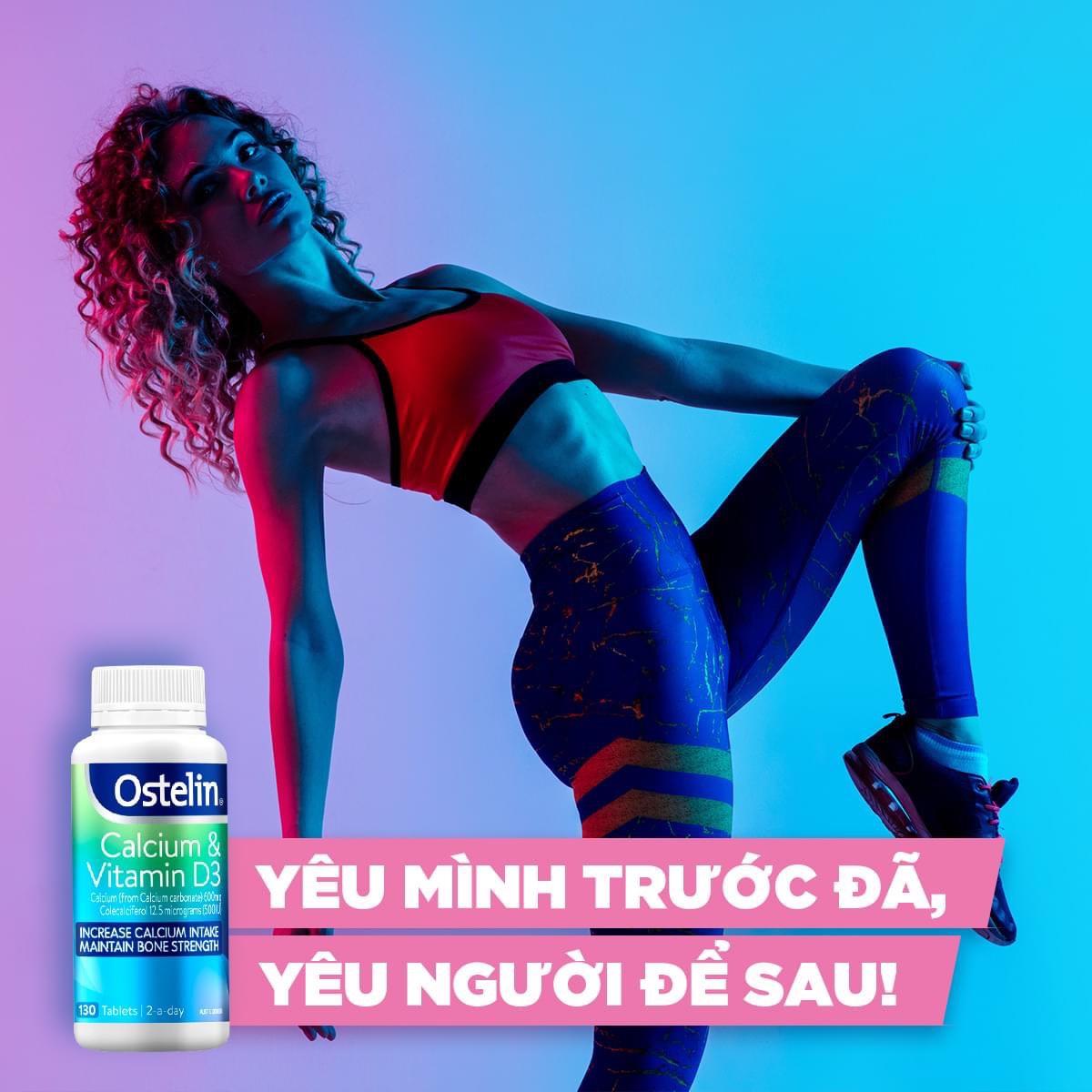 Mô tả Viên uống bổ sung canxi và vitamin D3 cho mẹ bầu ostelin 130 viên Healthy Care Extate Official Mall - 1