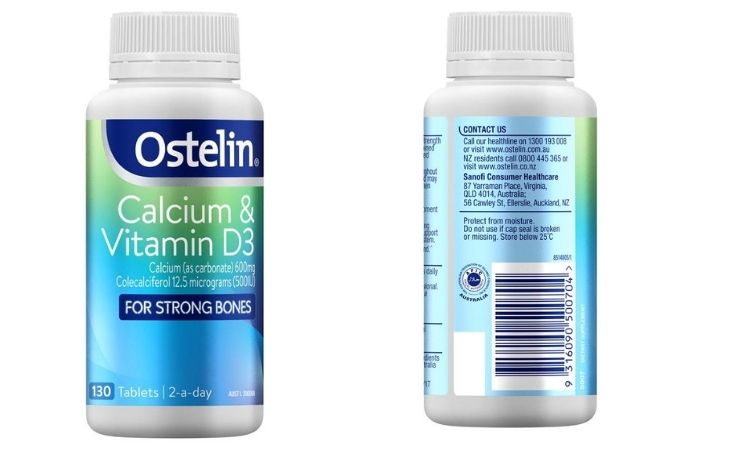Mô tả Viên uống bổ sung canxi và vitamin D3 cho mẹ bầu ostelin 130 viên Healthy Care Extate Official Mall - 4