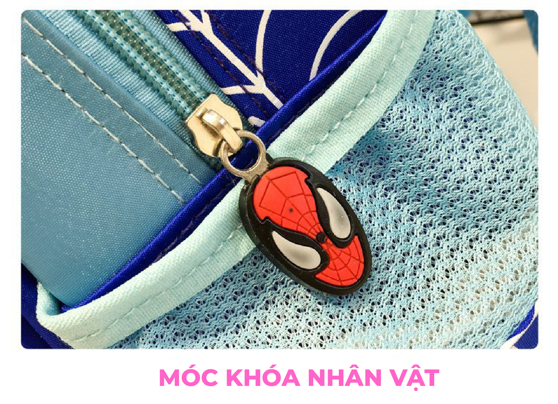 Mô tả Balo cho bé trai đi học mẫu giáo mầm non 1989KIDS SHOP hình siêu nhân,chống thấm nước,siêu nhẹ,kích thước 30cm*13cm*26cm - 7