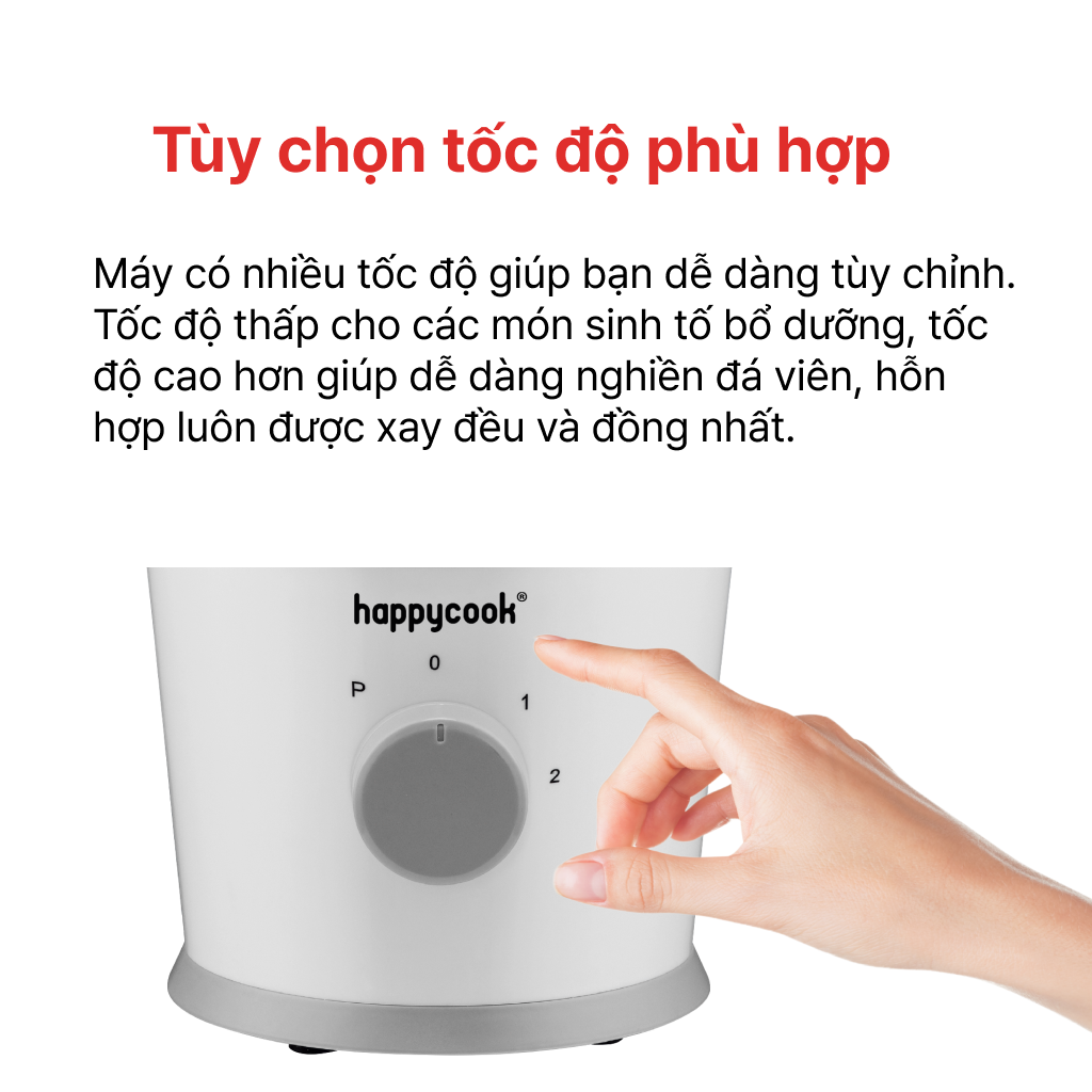 Mô tả Máy Xay Sinh Tố đa năng HAPPYCOOK, HCB-150GW - 4