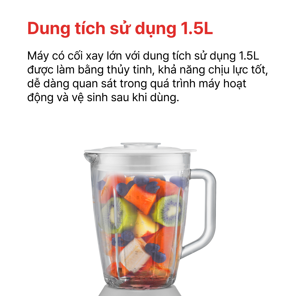 Mô tả Máy Xay Sinh Tố đa năng HAPPYCOOK, HCB-150GW - 6