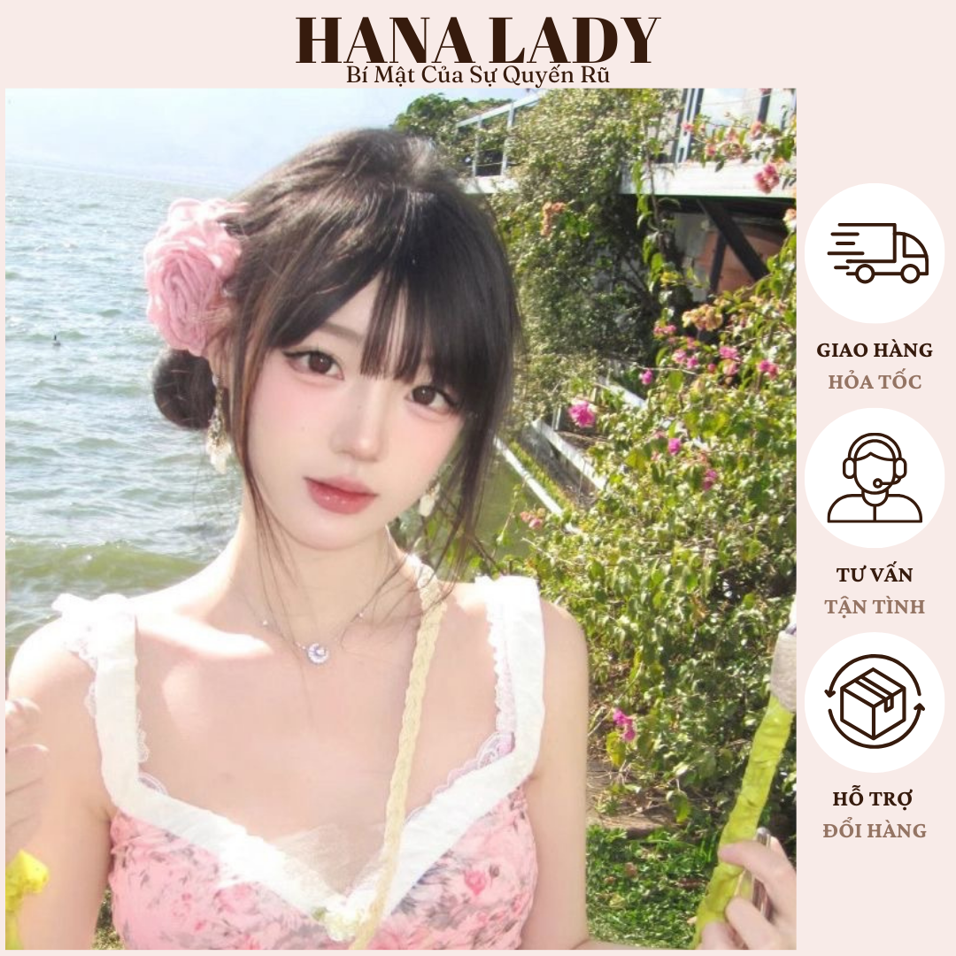 Kẹp Tóc Nữ - Kẹp Càng Cua Hoa Hồng Cỡ Lớn Phong Cách Dễ Thương PKT13 15