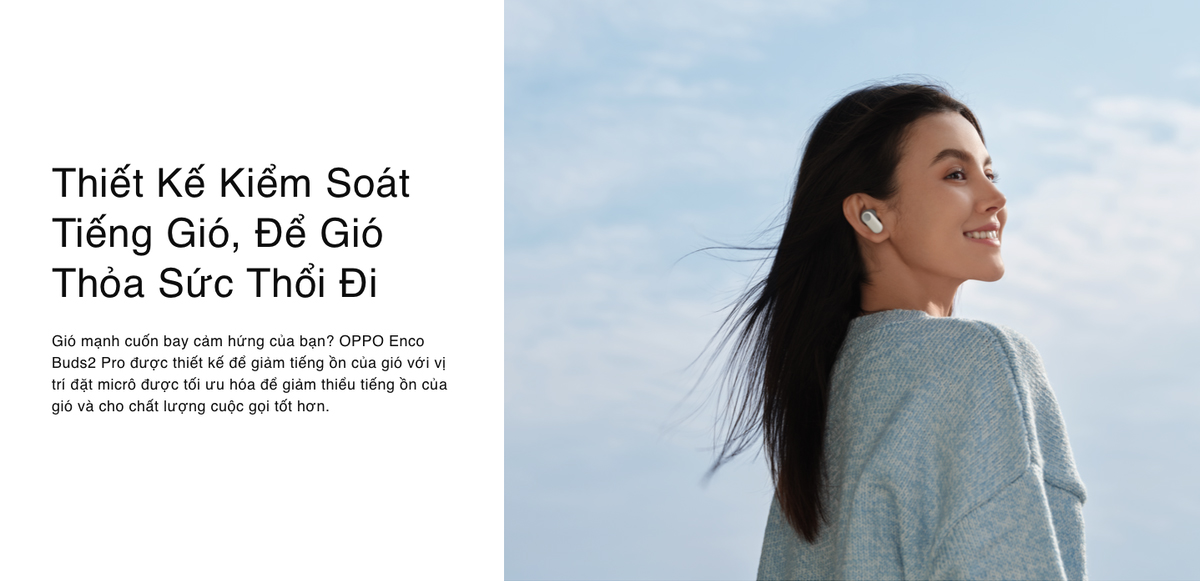 Mô tả Tai nghe Bluetooth Không dây OPPO Enco Buds 2 Pro | 38 giờ phát nhạc | Công thái học | Khử ồn AI | - Hàng chính hãng - 6