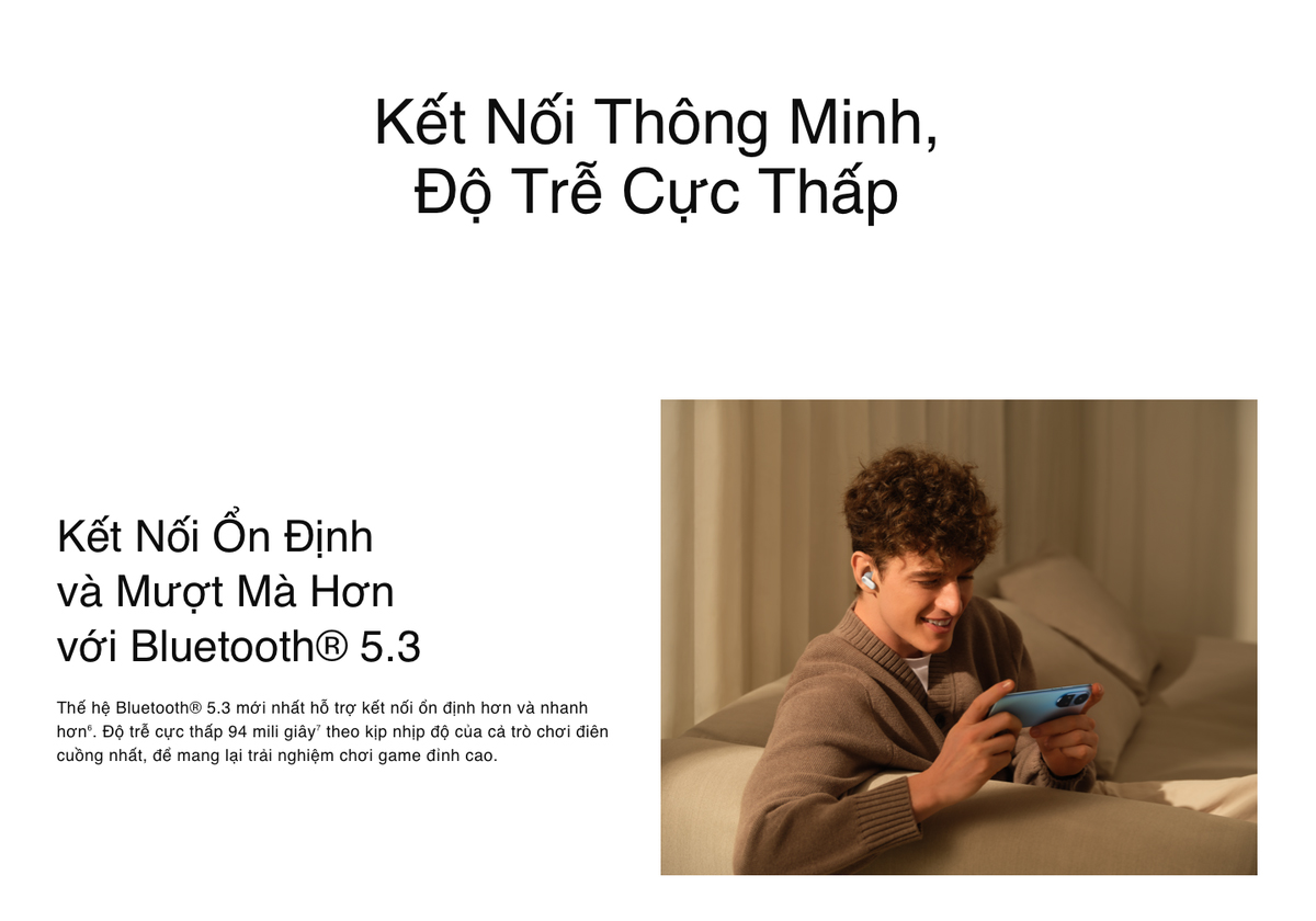 Mô tả Tai nghe Bluetooth Không dây OPPO Enco Buds 2 Pro | 38 giờ phát nhạc | Công thái học | Khử ồn AI | - Hàng chính hãng - 10