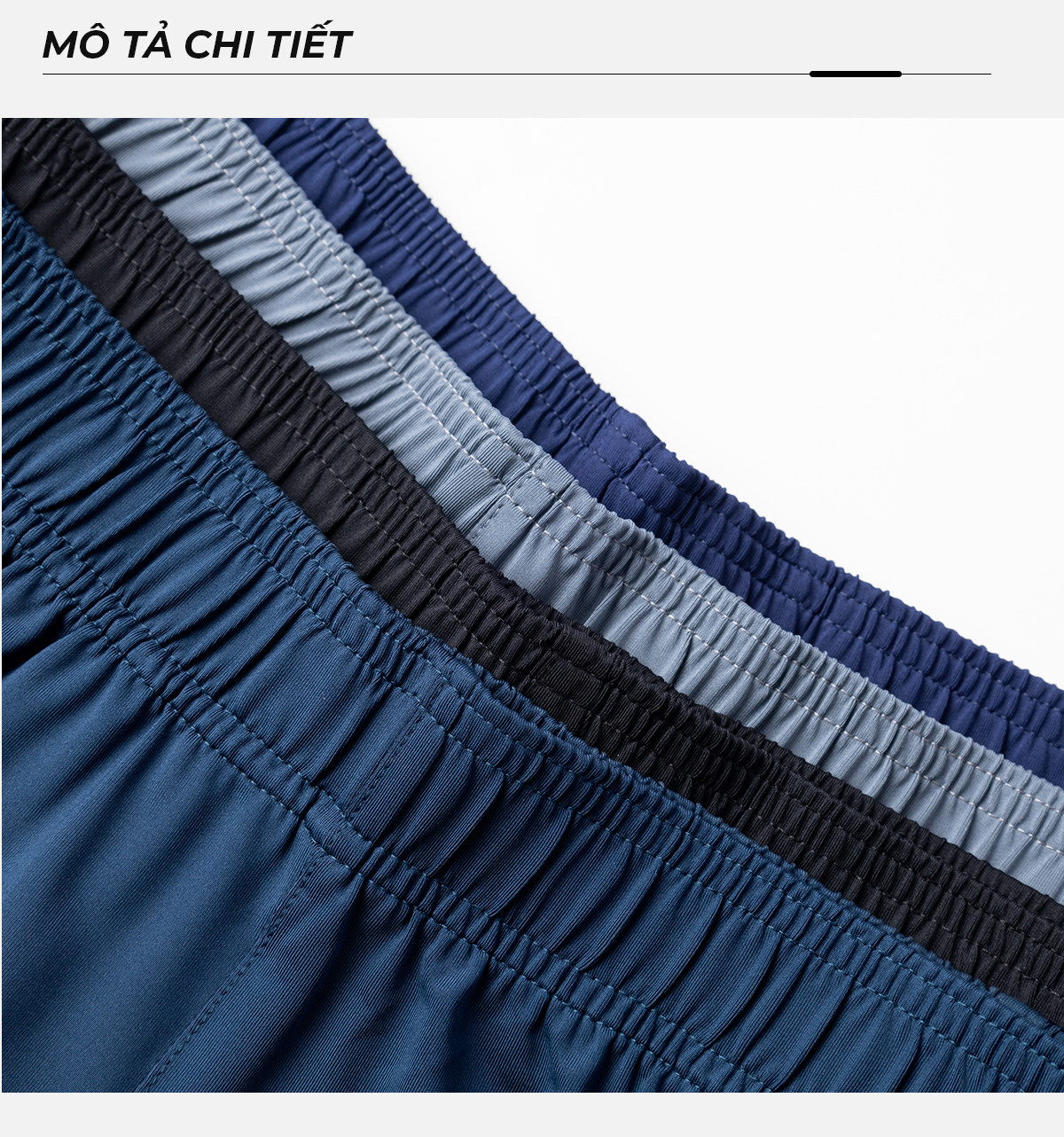 Mô tả Quần đùi nam Guzado mẫu short vải thun lạnh SIÊU CO GIÃN,thoáng mát vận động thoải mái GSR02 - 5