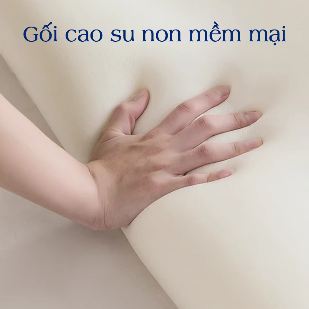 Gối cao su non PiPoVietnam - chống bẹp đầu cho bé sơ sinh