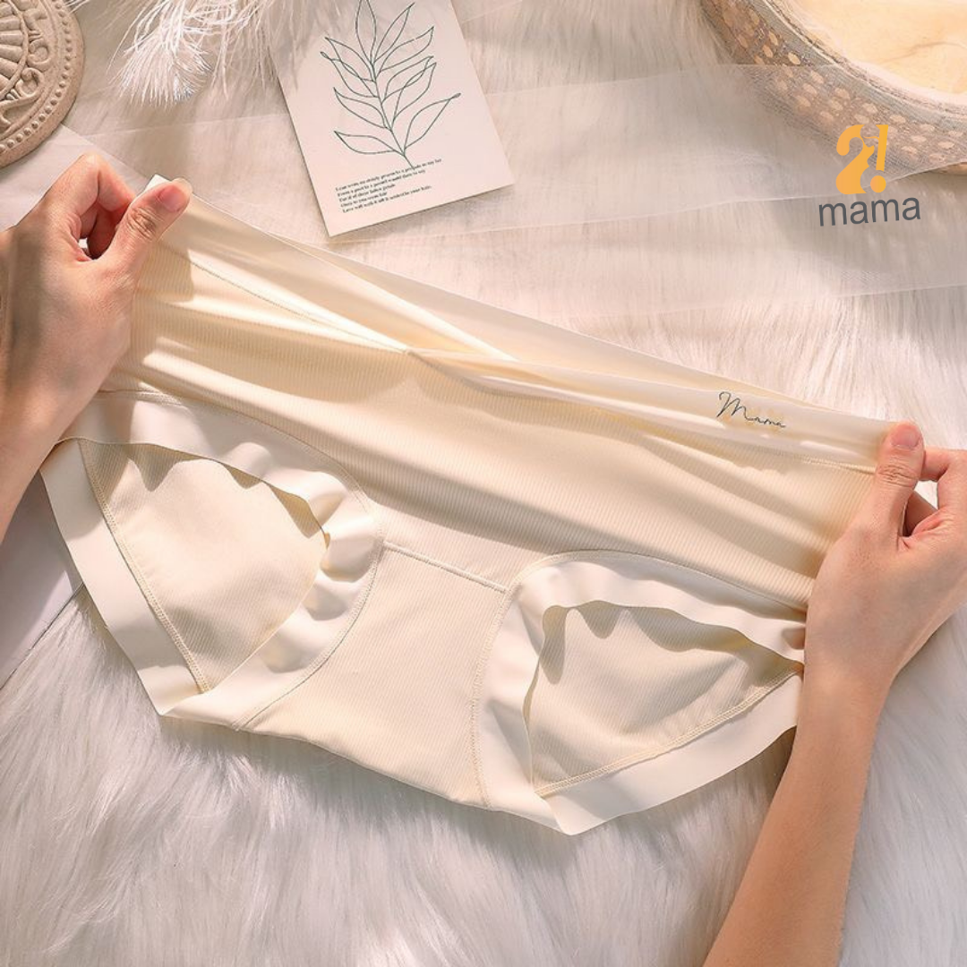 Mô tả Quần lót bầu Thun tăm lạnh cạp chéo 2mama, bigsize sau sinh tránh chạm vết mổ đáy kháng khuẩn - 3