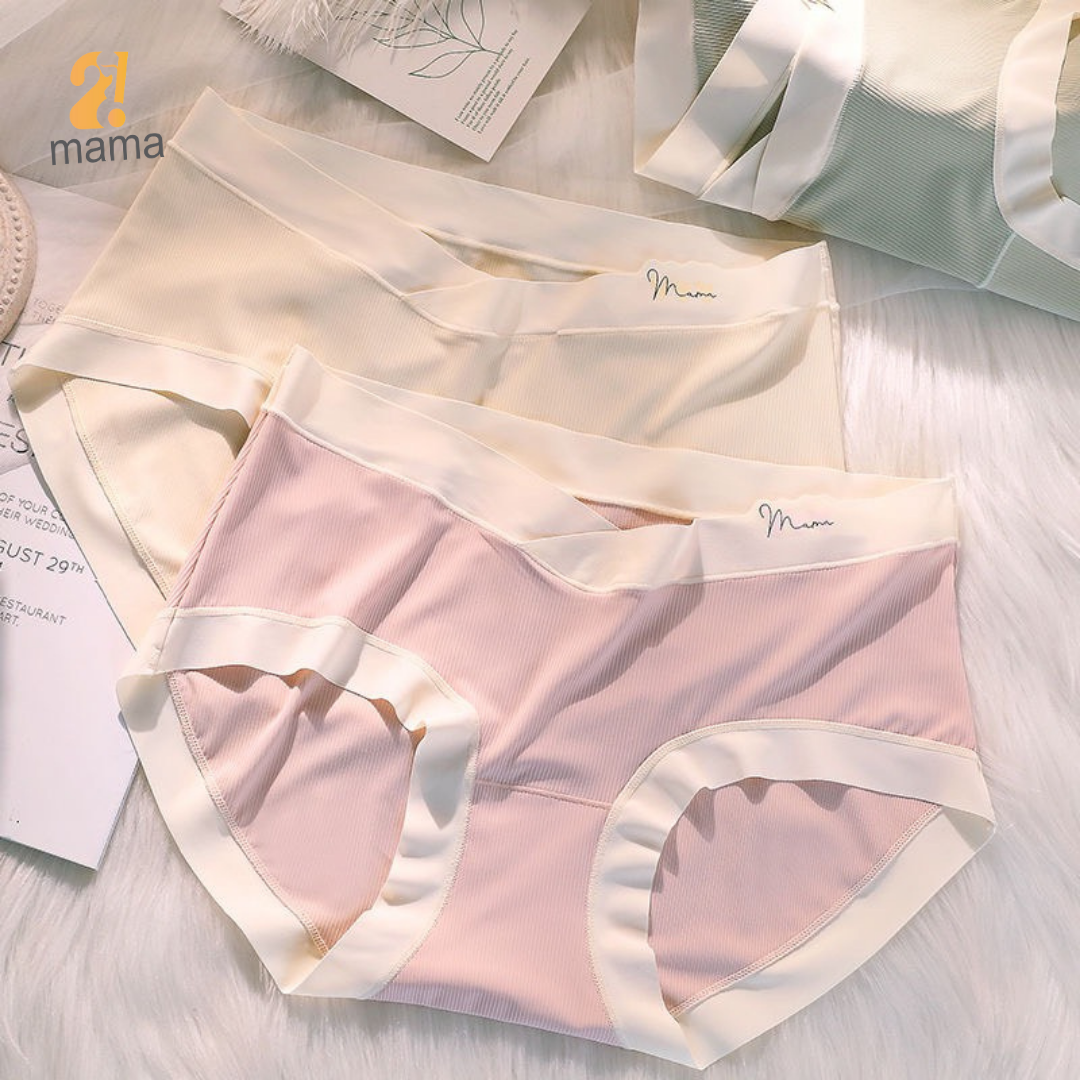 Mô tả Quần lót bầu Thun tăm lạnh cạp chéo 2mama, bigsize sau sinh tránh chạm vết mổ đáy kháng khuẩn - 7