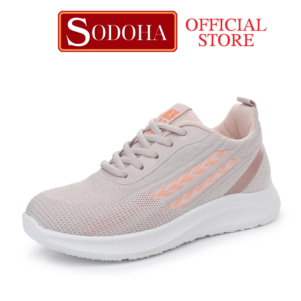 Mô tả Giày Thể Thao Nữ SODOHA SDH55 Êm nhẹ Siêu Thoáng , Chạy Bộ , Đi Bộ Siêu êm - 1