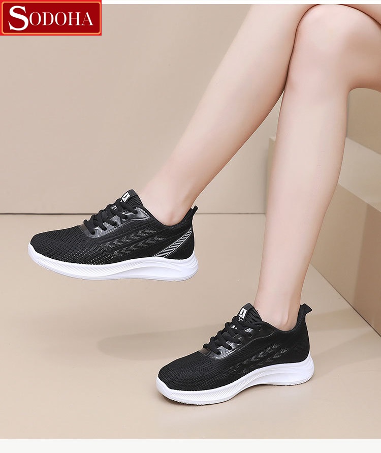 Mô tả Giày Thể Thao Nữ SODOHA SDH55 Êm nhẹ Siêu Thoáng , Chạy Bộ , Đi Bộ Siêu êm - 4