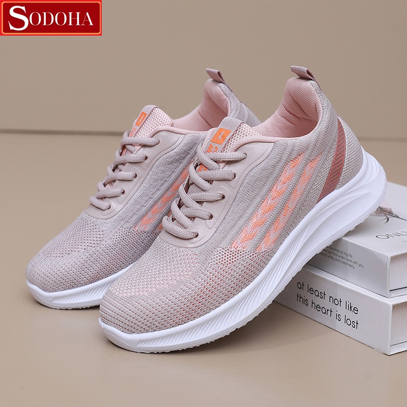 Mô tả Giày Thể Thao Nữ SODOHA SDH55 Êm nhẹ Siêu Thoáng , Chạy Bộ , Đi Bộ Siêu êm - 9