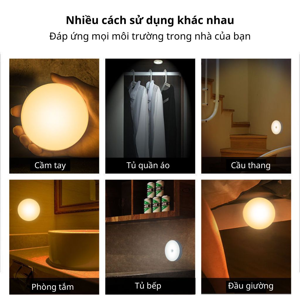 Đèn LED Dán Tủ kệ trưng bày mô hình - Dán Tường Thông Minh cảm biến kèm ...