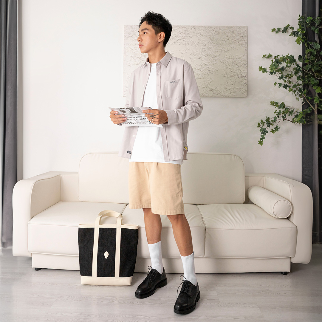 Mô tả Giày Tây Nam Nữ THEWOLF SEAN DERBY - Black - 5