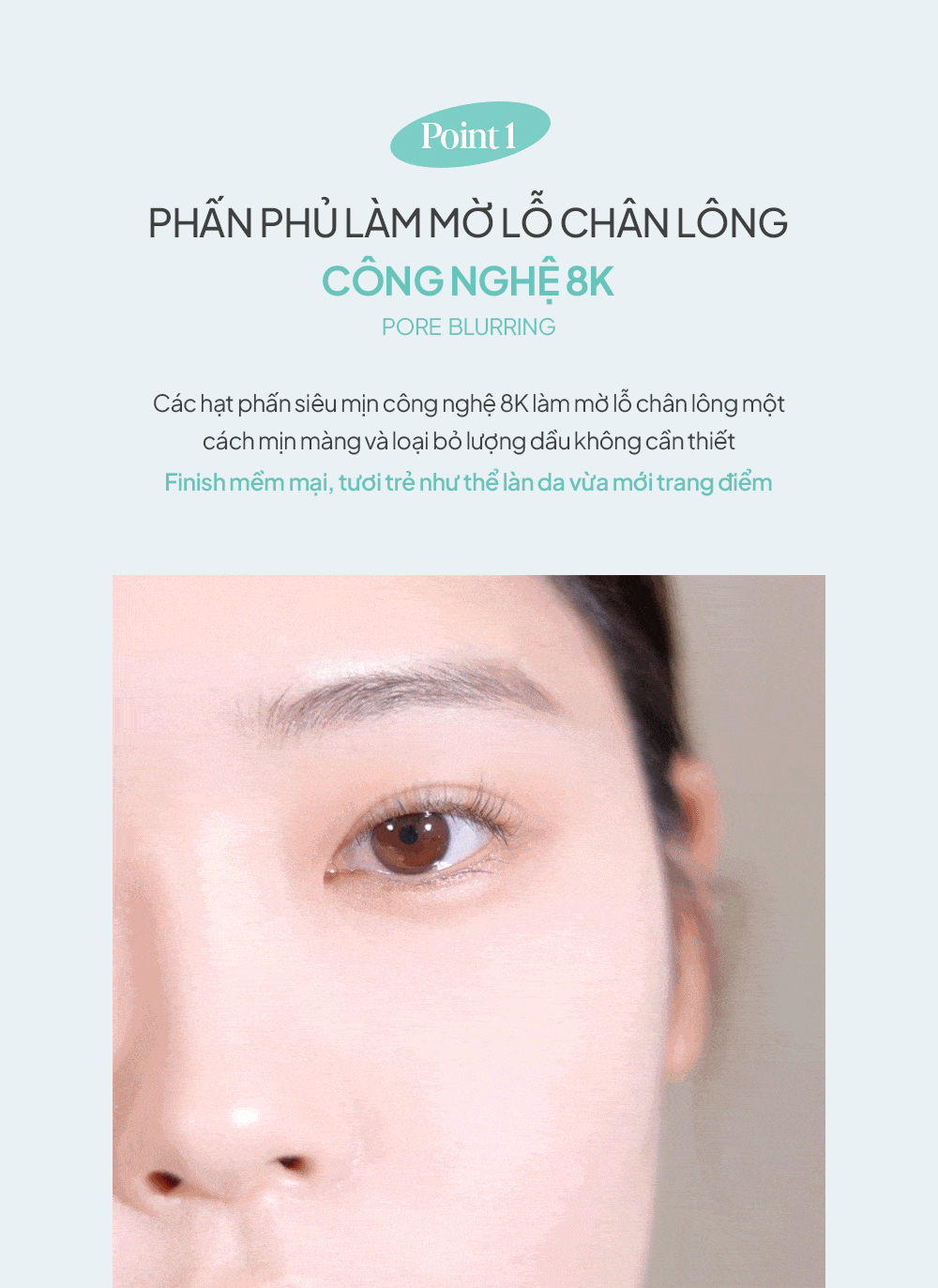 Mô tả Phấn Phủ Nén Kiềm Dầu Espoir Fresh Setting Powder 9g - 5