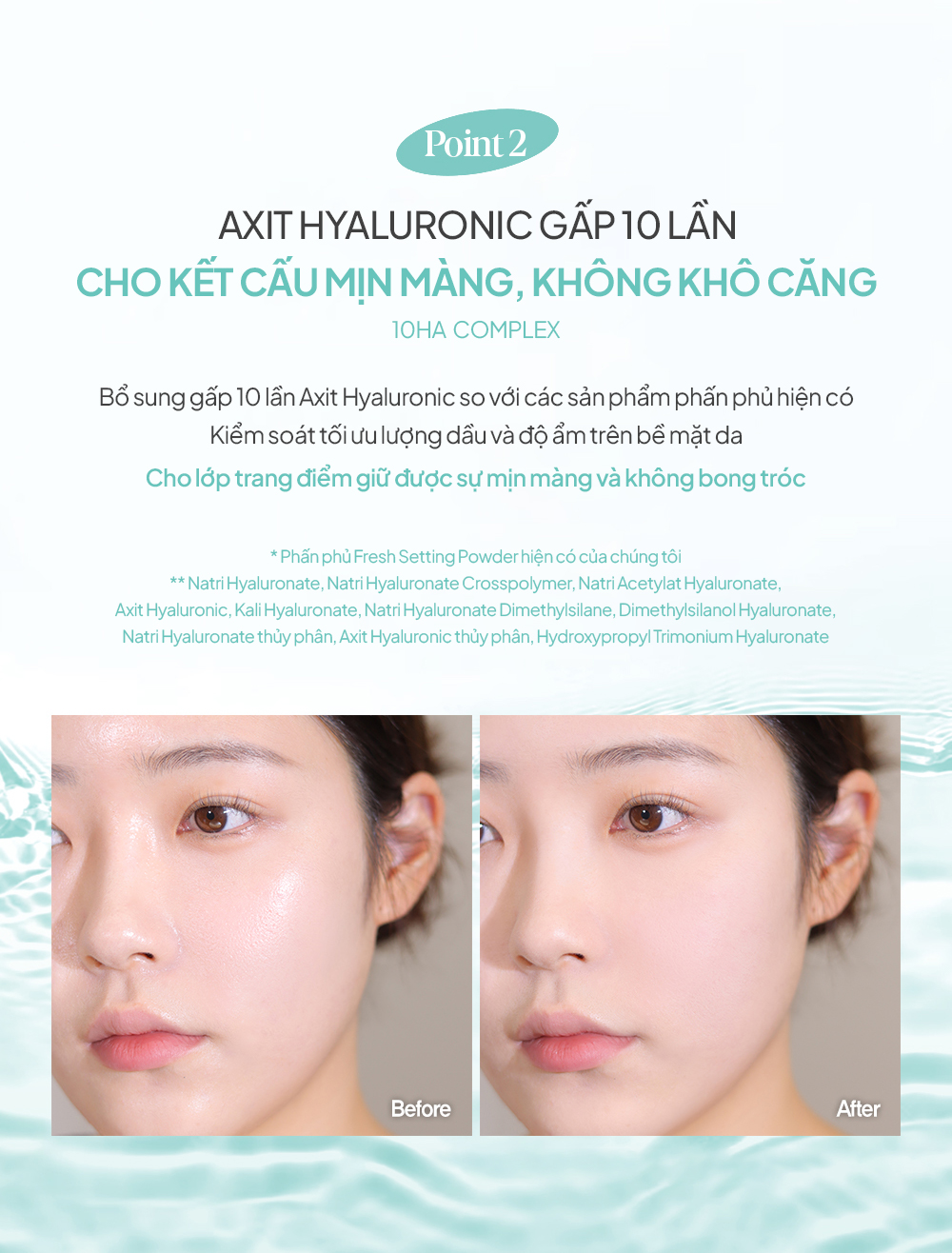 Mô tả Phấn Phủ Nén Kiềm Dầu Espoir Fresh Setting Powder 9g - 7