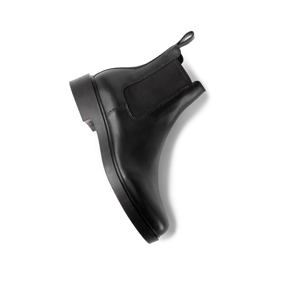 Mô tả Giày Boot Nam THE WOLF Minimal Chelsea Boot - Black - 4