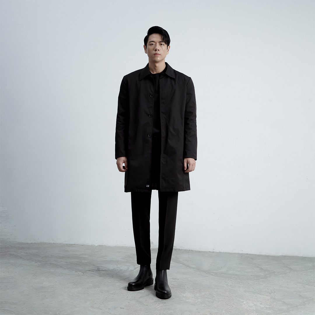 Mô tả Giày Boot Nam THE WOLF Minimal Chelsea Boot - Black - 6