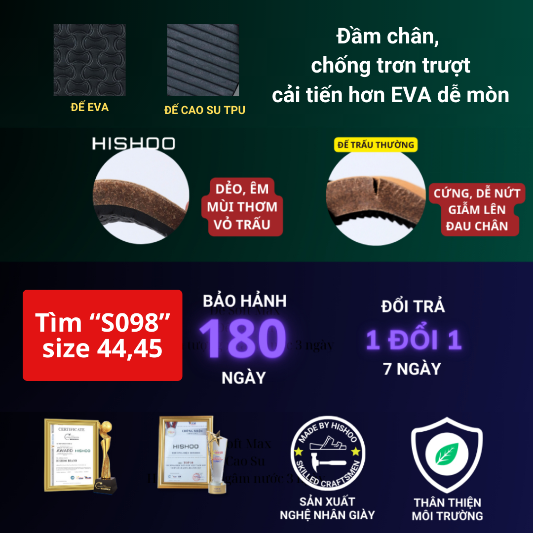 Mô tả Dép Đế Trấu Nam Nữ Birken Xỏ Ngón Da Tổng Hợp Công Sở Văn Phòng Đi Chơi giày sandal Hishoo ulzzang S098 - 4