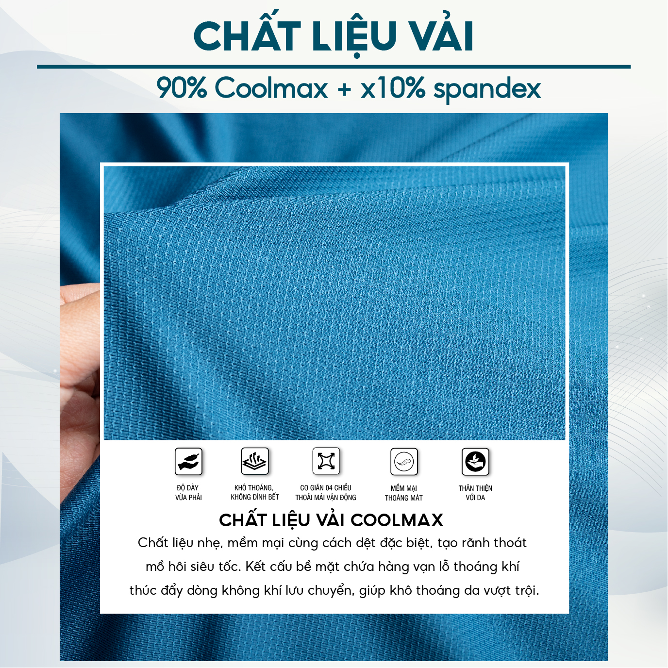 Mô tả Áo Thun Ba Lỗ Thể Thao Nam Fasvin SN24630.HN Vải COOLMAX Co Giãn Mềm Mát Thoải Mái Vận Động - 2