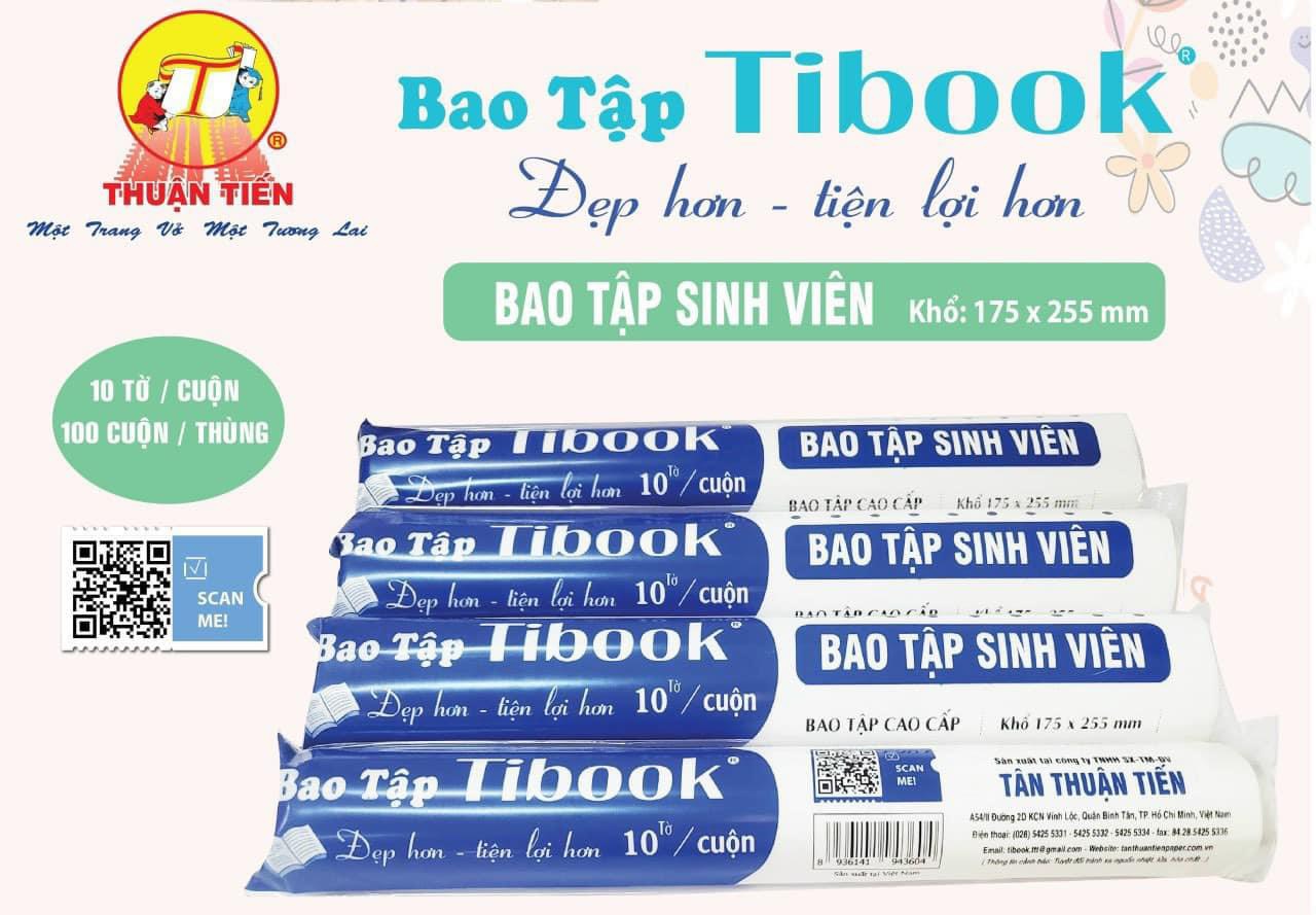 Bìa Bao Tập Sinh Viên Cao Cấp TiBook - khổ tập sinh viên (175x255mm ...