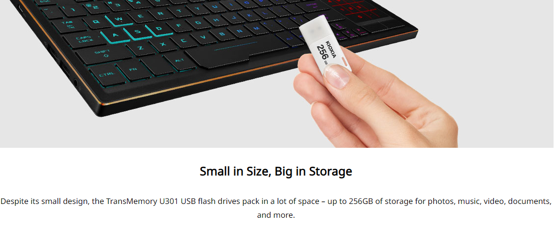 USB KIOXIA U301 siêu bền 32GB/64GB/128GB/256GB USB 3.2 Type-A, Made in ...