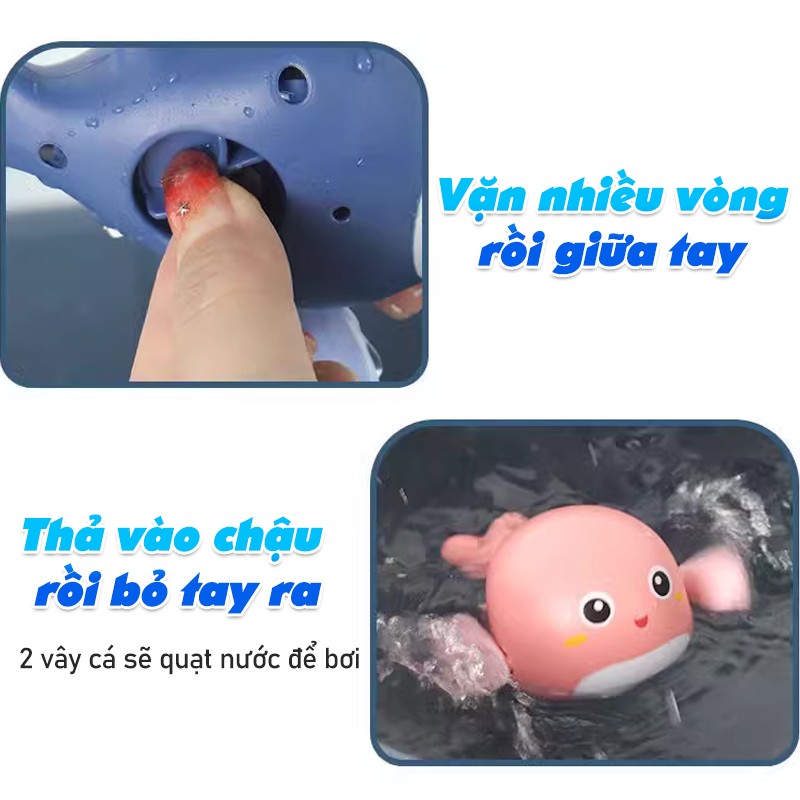 Mô tả Đồ chơi trong bể tắm rùa con, ếch, cá heo, vịt ,cua tinh nghịch BBT Global 8098 - 4