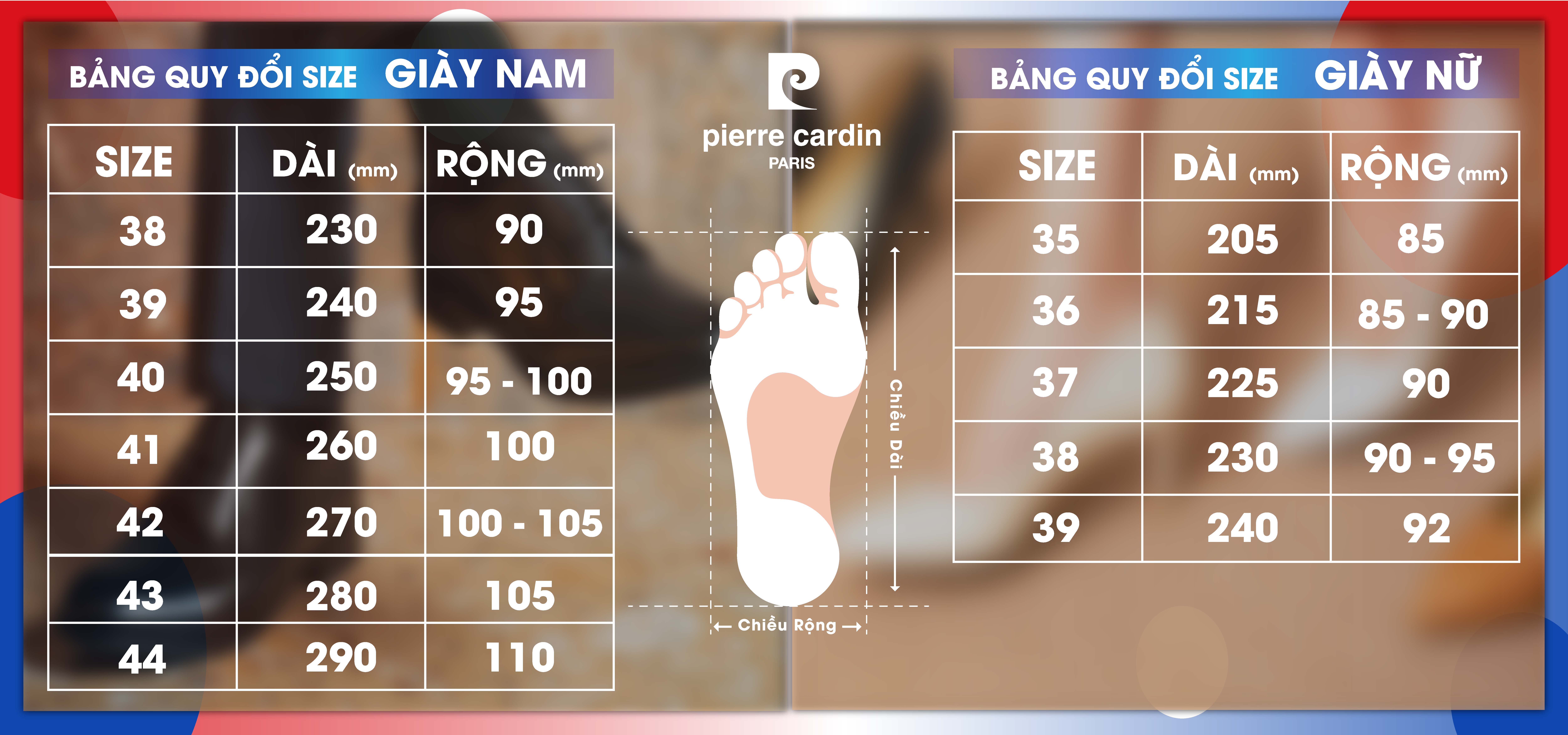 Mô tả Giày cao gót nữ Pierre Cardin chất liệu da bò thật, đế cao 6cm, đế chống trượt - 239 - 1