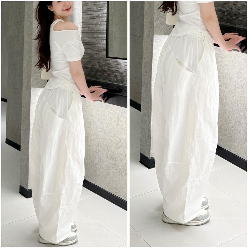 Quần Dáng Rộng Vintage