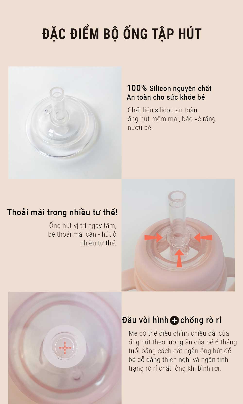 Mô tả Bộ ống tập hút kèm bóng trọng lực và cọ rửa Spectra - 5